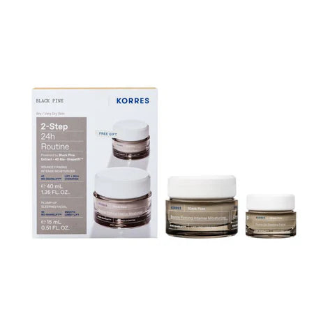 Skincare Set Black Pine Bounce Firming Intense Moisturizer + GIFT Plump-Up Sleeping Facial Cream